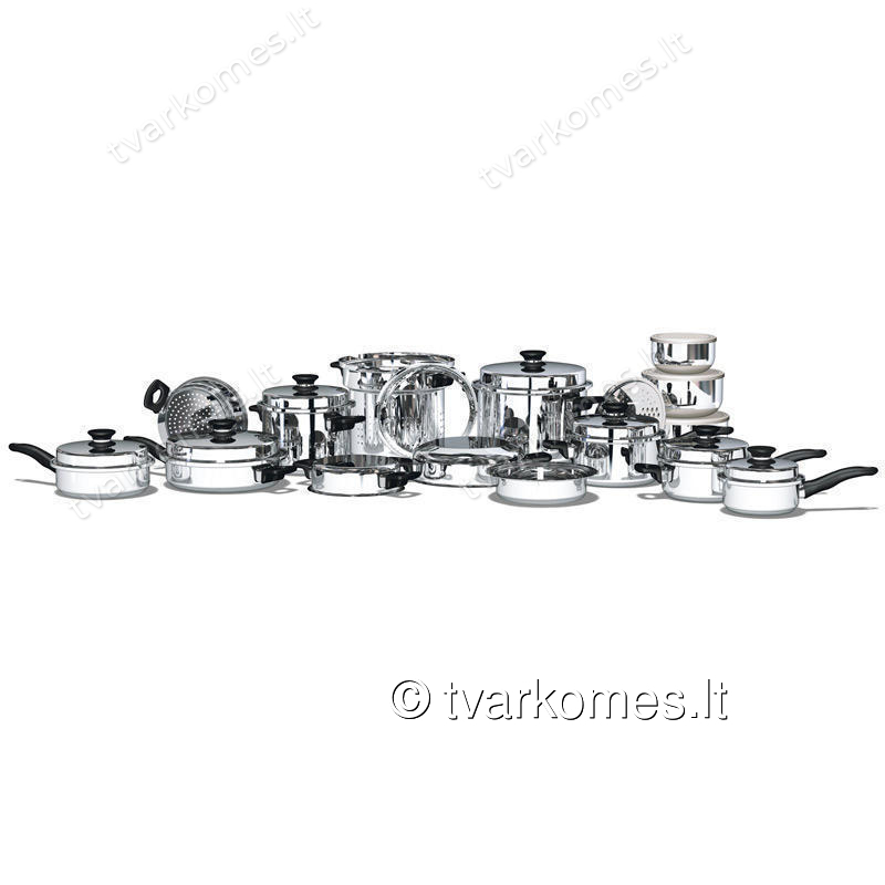 iCook™ Šeimyninis indų komplektas – didelis (27 dalių) (101098) iCook™ Šeimyninis indų komplektas – didelis (27 dalių) (101098)