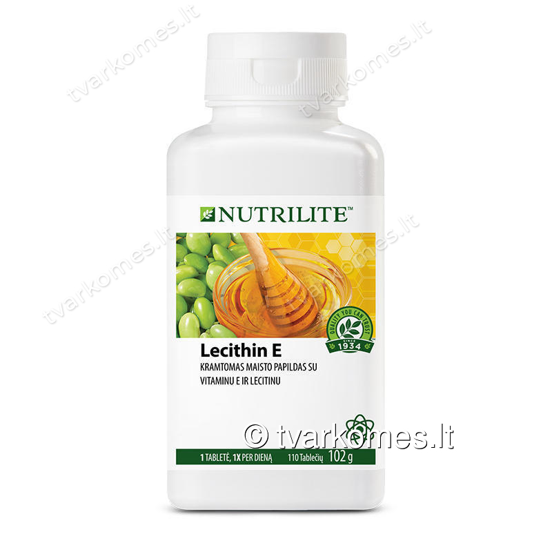 Kramtomosios tabletės NUTRILITE™ Lecitinas E (4042) Kramtomosios tabletės NUTRILITE™ Lecitinas E (4042)