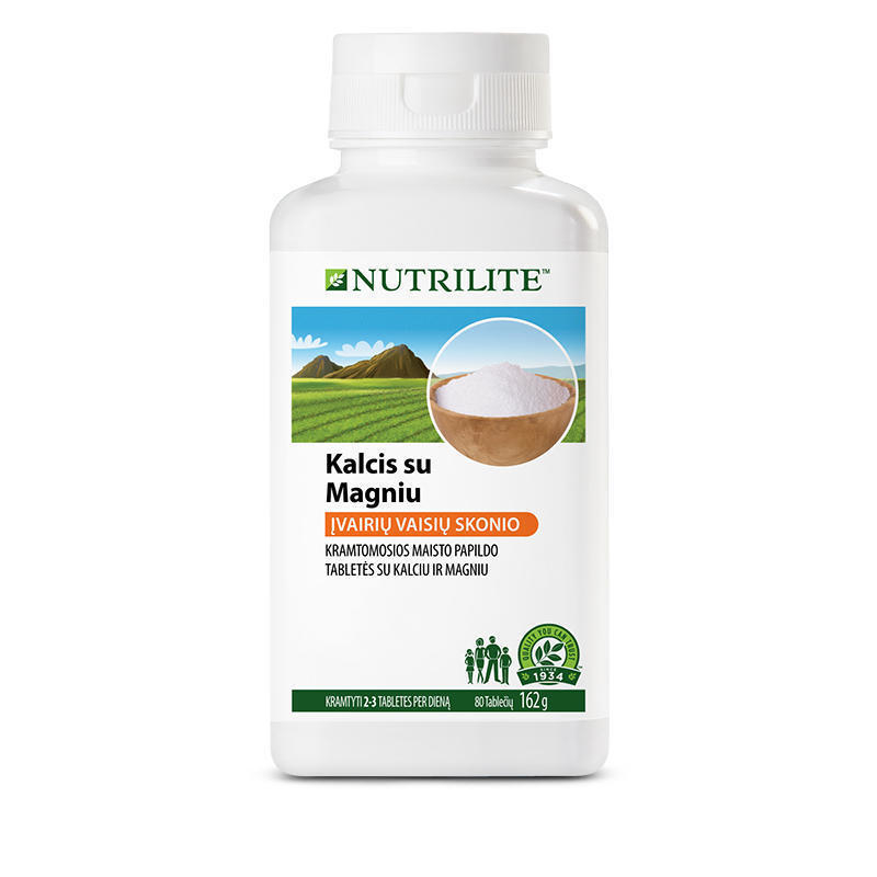 NUTRILITE™ Kalcis su magniu kramtomose tabletėse (5847)