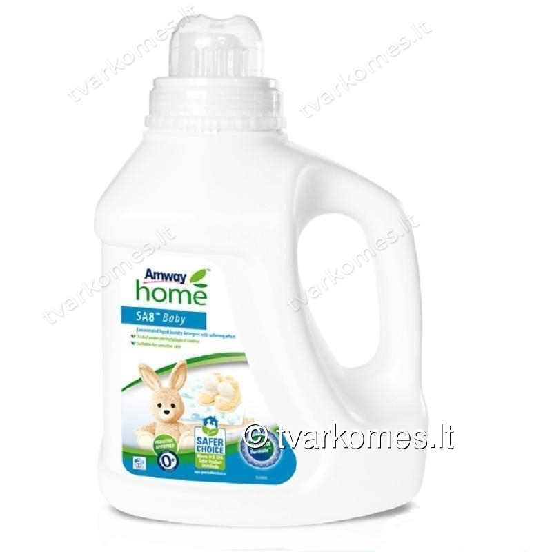 SA8™ BABY Koncentruotas skalbimo skystis, suteikiantys minkštumo efektą AMWAY HOME™ (120536) SA8™ BABY Koncentruotas skalbimo skystis, suteikiantys minkštumo efektą AMWAY HOME™ (120536)