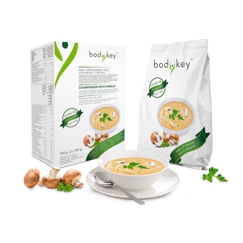 Sriuba su pievagrybiais ir petražolėmis, maisto pakaitalas bodykey by NUTRILITE™ (122164)