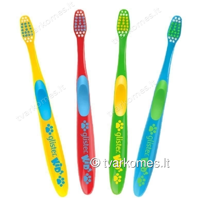 Vaikiški burnos priežiūros dantų šepetėliai Glister™ kids (120522) Vaikiški burnos priežiūros dantų šepetėliai Glister™ kids (120522)