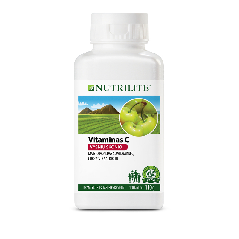 Vitaminas C kramtomose tabletėse Nutrilite™ (8617)